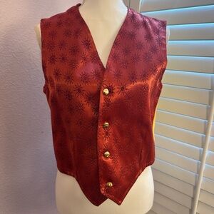 Vintage Vest with Gold Buttons